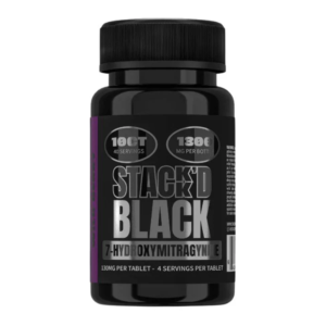 STACKK'D BLACK EDITION 7-HYDROXY TABLETS BOTTLE 130MG 10CT