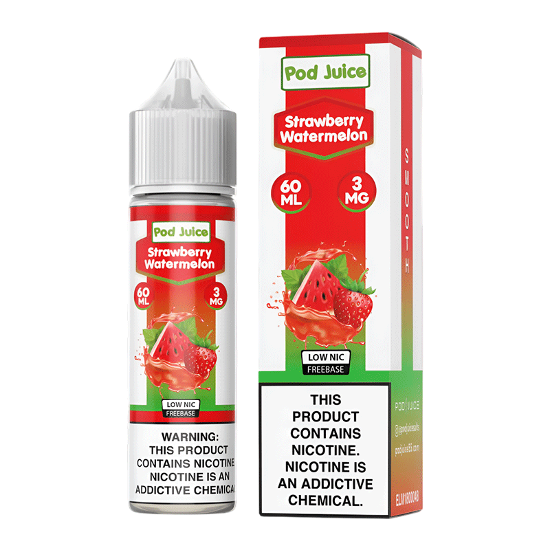 POD JUICE 60ML 0MG - STRAWBERRY WATERMELON