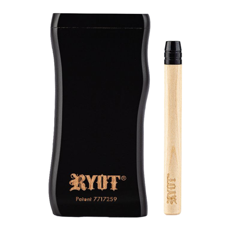 RYOT WOODEN MAGNETIC DUGOUT W ONE HITTER LARGE - BLACK