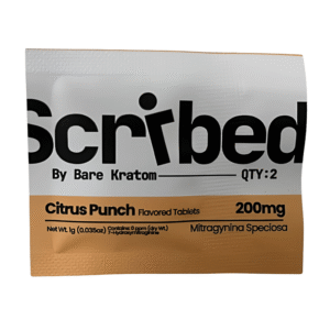BARE KRATOM SCRIBED KRATOM TABLETS 200MG 2CT