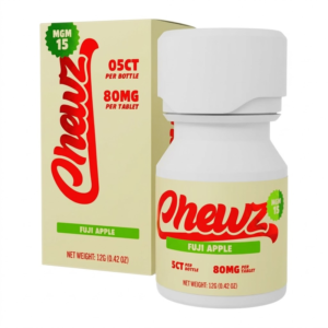 CHEWZ MGM 15 TABLETS BOTTLE 80MG 5CT - FUJI APPLE