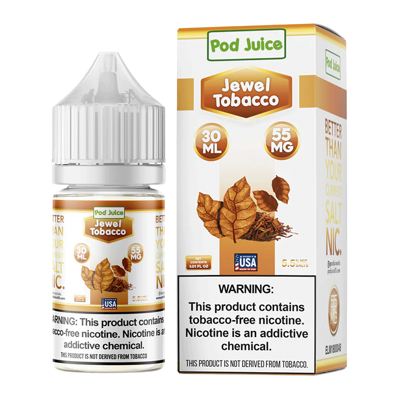 POD JUICE CLASSIC SALT NIC 30ML 35MG - JEWEL TOBACCO