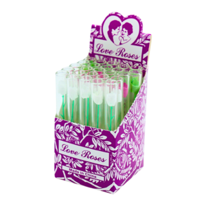 LOVE ROSE PIPE PURPLE BOX OF 25 - 55163 LONG