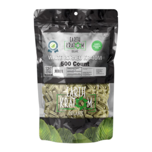 EARTH KRATOM ORGANIC CAPSULES 500CT