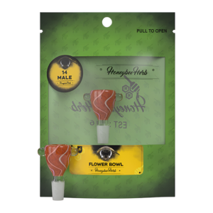 HONEYBEE HERB GLASS BOWLS - FB-8