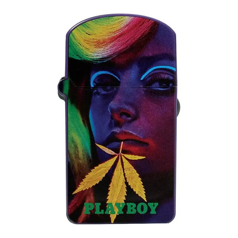 PLAYBOY BY RYOT VERB 510 FLIP THREADED CART VAPORIZER - PLAYBOY LEAF