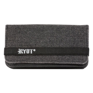 RYOT CARBON SERIES SMELL PROOF ROLLER WALLET SMALL - BLACK