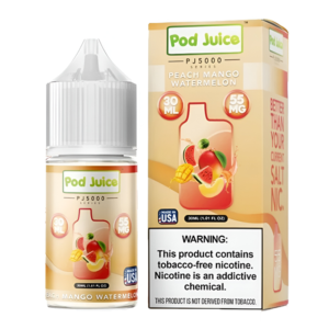 POD JUICE PJ5000 HYDE SALT NIC 30ML 55MG - PEACH MANGO WATERMELON