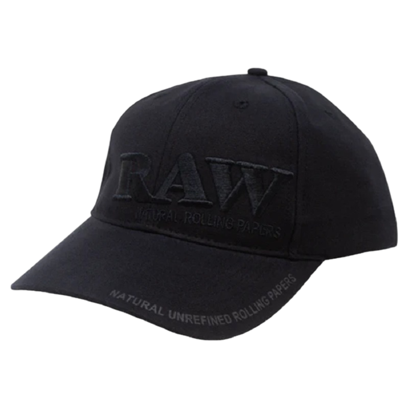 RAW CLASSIC BASEBALL CAP - BLACK CLASSIC BRIM