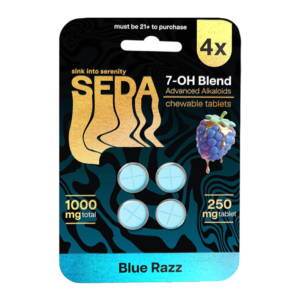 SEDA 7-OH BLEND CHEWABLE TABLETS 250MG 4CT
