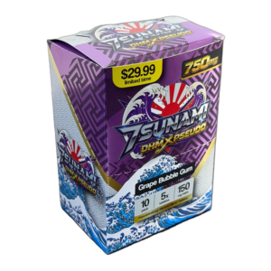 TSUNAMI DHM X PSEUDO TABLETS 150MG 5CT - GRAPE BUBBLEGUM