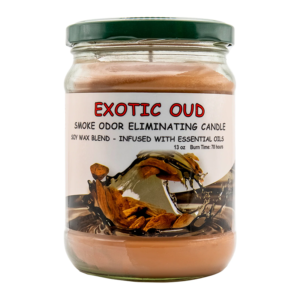 BLUNT EFFECTS SMOKE ODOR ELIMINATING CANDLES 13OZ - EXOTIC OUD