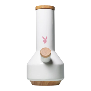 PLAYBOY BY RYOT VOYAGER CERAMIC TRAVELLER PIPE - WHITE