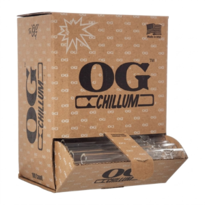 OG GLASS CHILLUM - DISPLAY CASE OF 100