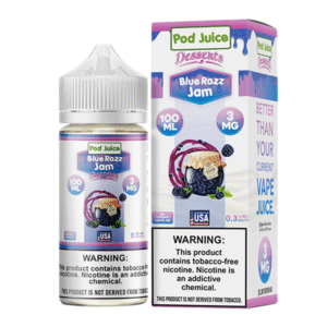 POD JUICE DESSERTS 100ML 6MG - BLUE RAZZ JAM