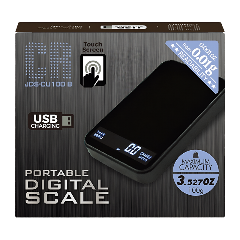 CR PORTABLE DIGITAL SCALE - JDS-CU100 BLACK