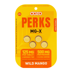 DOZO PERKS MG-X TABLETS 125MG 4CT - WILD MANGO