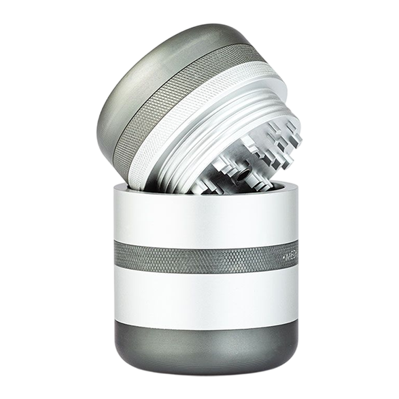 RYOT KANNASTOR GR8TR V2 GRINDER SOLID BODY - MATTE SILVER