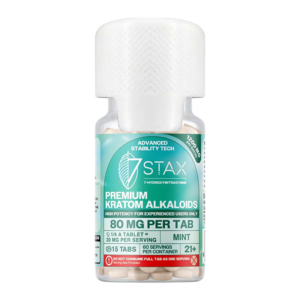 7STAX 7-HYDROXYMITRAGYNINE TABLETS BOTTLE 80MG 15CT