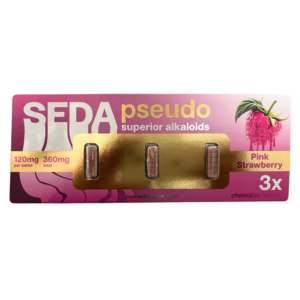 SEDA SUPERIOR ALKALOIDS PSEUDO TABLETS 120MG 3CT - PINK STRAWBERRY