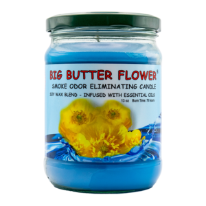 BLUNT EFFECTS SMOKE ODOR ELIMINATING CANDLES 13OZ - BIG BUTTER FLOWER