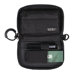 RYOT CARBON SERIES KRYPTO LOADED KIT W PAPERS & ONE HITTER - BLACK
