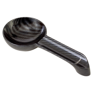 LUCIENNE SPOON SHAPED CIGAR ASHTRAY - A226 BLACK CARBON FIBER