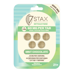 7 STAX NANO TECH MITRAGYNINE TABLETS 80MG 5CT