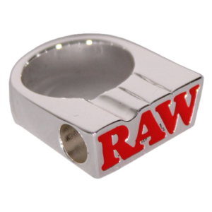 RAW SILVER SMOKERS RING