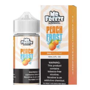 MR. FREEZE MENTHOL E-LIQUID 100ML 0MG - PEACH FROST