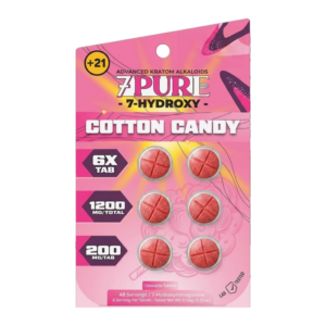 7PURE ADVANCED 7-HYDROXY TABLETS 200MG 6CT - COTTON CANDY