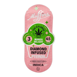 MUFFINS DIAMOND INFUSED THC-A PRE-ROLLS 1.5G 3PK