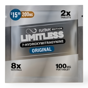 LIMITLESS PLATINUM EDITION 7-HYDROXYMITRAGYNINE TABLETS 100MG 2CT