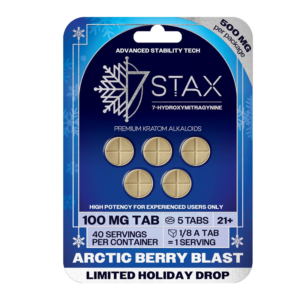 7STAX 7-HYDROXYMITRAGYNINE TABLETS 100MG 5CT