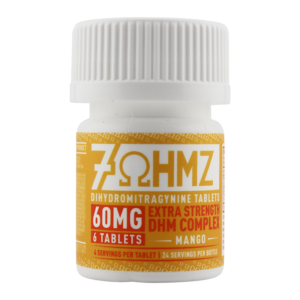 7 OHMZ EXTRA STRENGTH DIHYDROMITRAGYNINE TABLETS BOTTLE 60MG 6CT