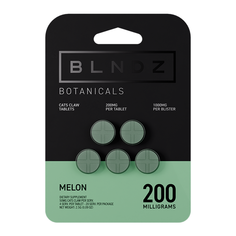 BLNDZ BOTANICALS CATS CLAW TABLETS 200MG 5CT