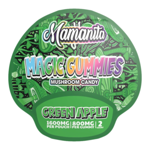 MAMANITA MAGIC GUMMIES MUSHROOM CANDY 800MG 2CT - GREEN APPLE