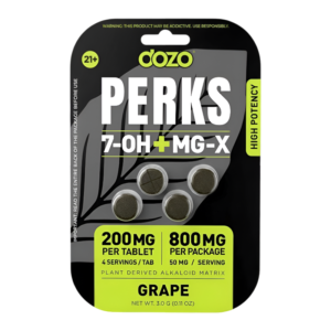 DOZO PERKS 7-OH + MG-X TABLETS 200MG 4CT