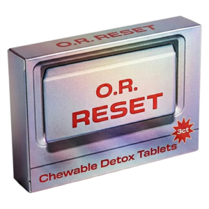 O.R. RESET CHEWABLE DETOX TABLETS 3CT - STRAWBERRY