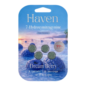 HAVEN PEAK FORMULA 7-HYDROXYMITRAGYNINE TABLETS 125MG 4CT