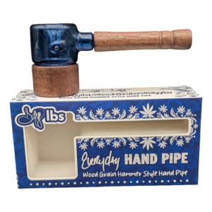 DOGG LBS HAND PIPES - EVERYDAY 5" SHERLOCK PIPE WITH WOODEN HANDLE