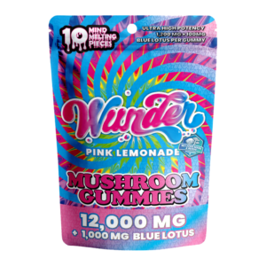 WUNDER MIND MELT BLEND MUSHROOM GUMMIES 1200MG 10CT - PINK LEMONADE