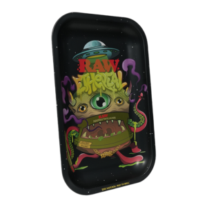 RAW ETHEREAL ROLLING TRAY BLACK MONSTER - SMALL