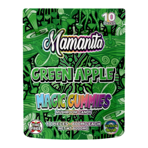 MAMANITA MAGIC GUMMIES MUSHROOM CANDY 800MG 10CT - GREEN APPLE