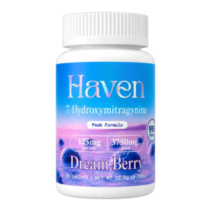 HAVEN PEAK FORMULA 7-HYDROXYMITRAGYNINE TABLETS BOTTLE 125MG 30CT