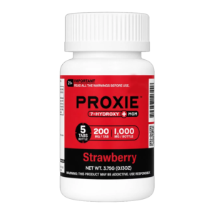 PROXIE 7-HYDROXY+MGM TABLETS BOTTLE 200MG 5CT - STRAWBERRY