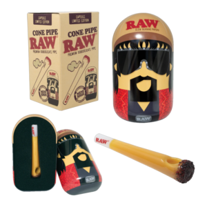RAW CONE 5" PREMIUM HAND PIPE + COLLECTABLE MINI JOSH CAPSULE LIMITED EDITION