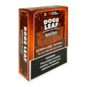 DOGG LEAF NATURAL CLASSIC LEAF WRAPS 2PK BOX OF 15