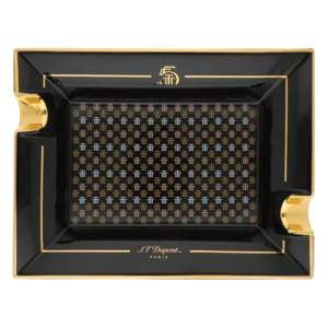 STUPONT 55TH ANNIVERSARY CIGAR ASHTRAY BOX - BLACK