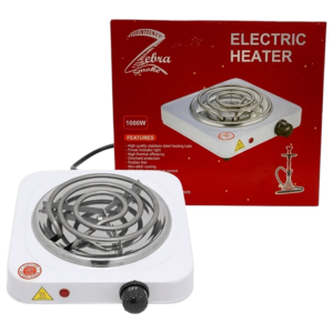 ZEBRA ELECTRIC CHARCOAL BURNER - 1000 WATTS FLAT